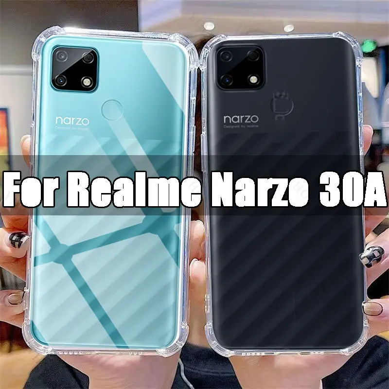 Clear Phone Case for Realme NARZO 30A TPU Transparent Case Realme NARZO 30 A NARZO30 6.5\