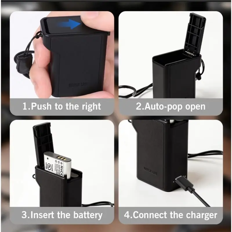 Battery Charging Case For Ricoh GR3/GR3 HDF/GR3X