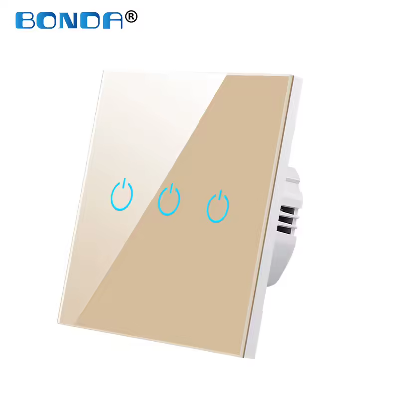 BONDA Smart Switch Alexa RF433 No Neutral Tuya Control Works With Google 1/2/3 Gang Smart Life Home Light WiFi Touch Switches 86 - Image 20