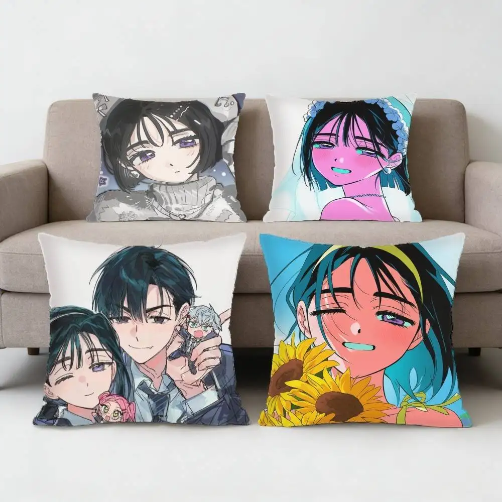

Alien Stage Sua Pillow Case Sofa Living Room Bedroom Headboard Backrest Cushion Square Cushion Nap Time