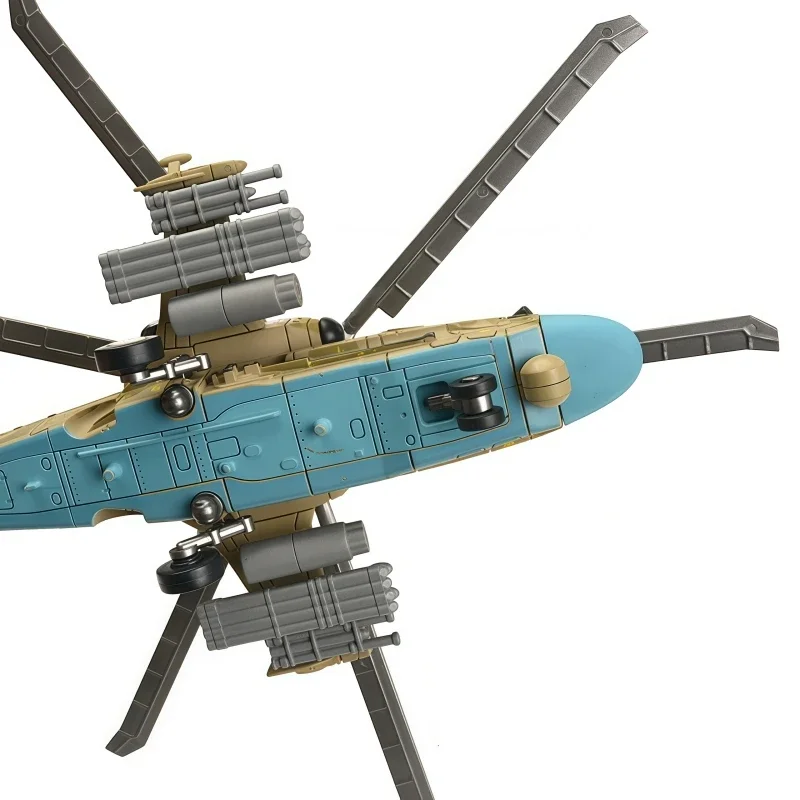 1/72 Kreative Militärserie Alligator KA-52 Angriffshubschrauber Bausteinmodell DIY Zusammenbaubare Bausteine Spielzeug für Weihnachtsgeschenke – Detail 5