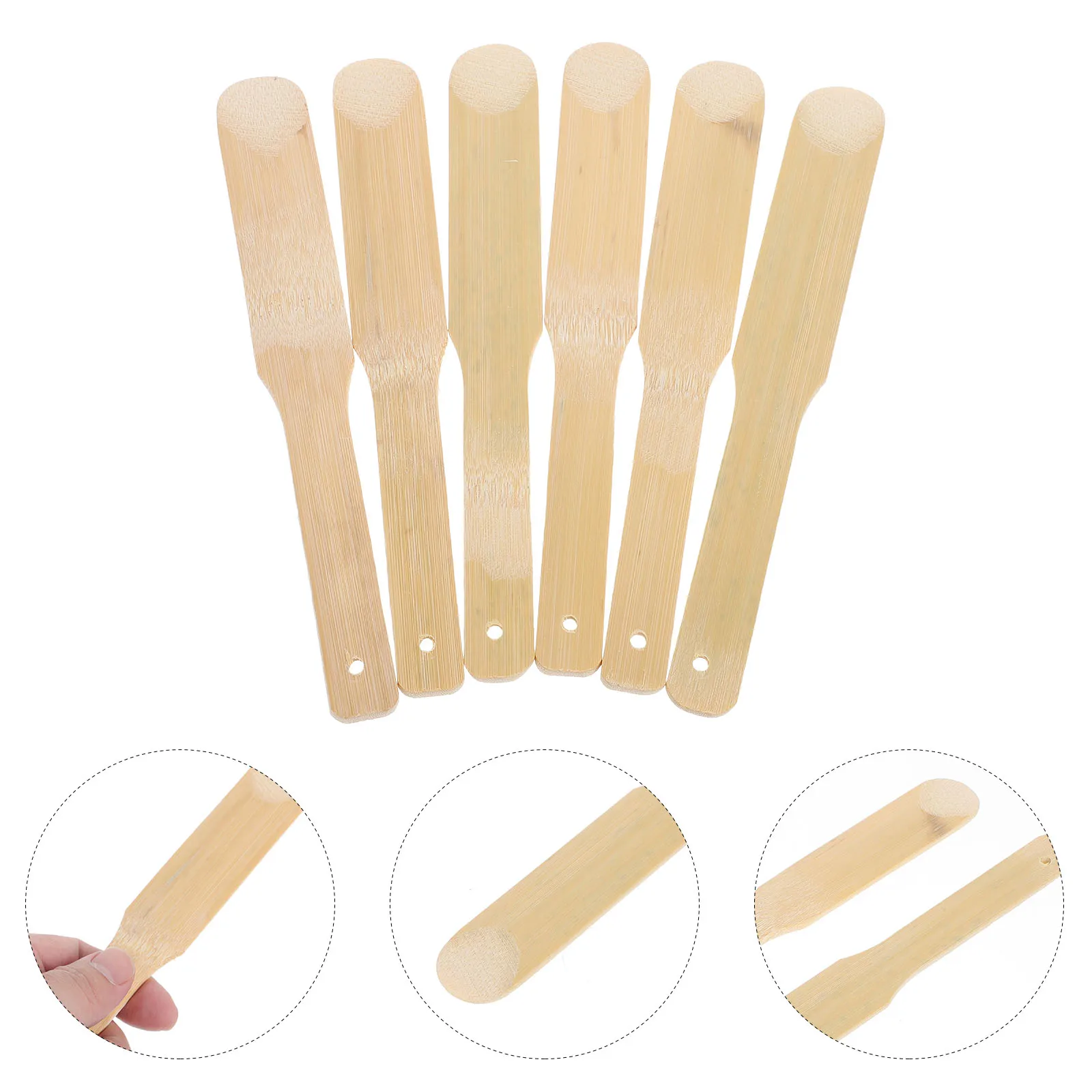 

6 Pcs Spoon Pickling Soup Dumpling Long Handle Tea Spoons Stuffing Wrapper Tasting Filling Scoop