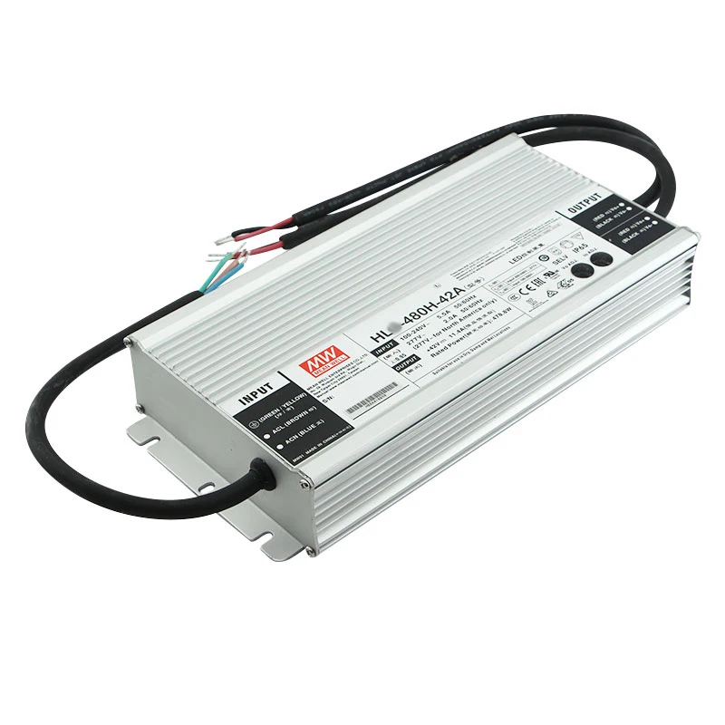 HL-480H-48B With 7 Years Warranty 480W 48V For Grow Light Street Light Dimming LED Lighting Driver Meanwell 10A Power Supply