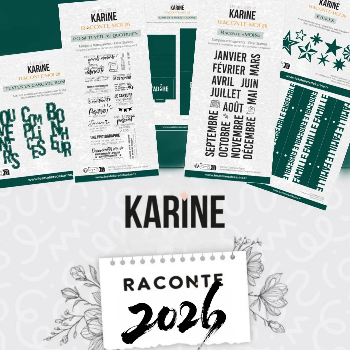 

Cascading Texts Happiness Étoiles Metal Cutting Dies Clear Stamps for DIY Making Card Scrapbook Embossed Paper Album 2026 New