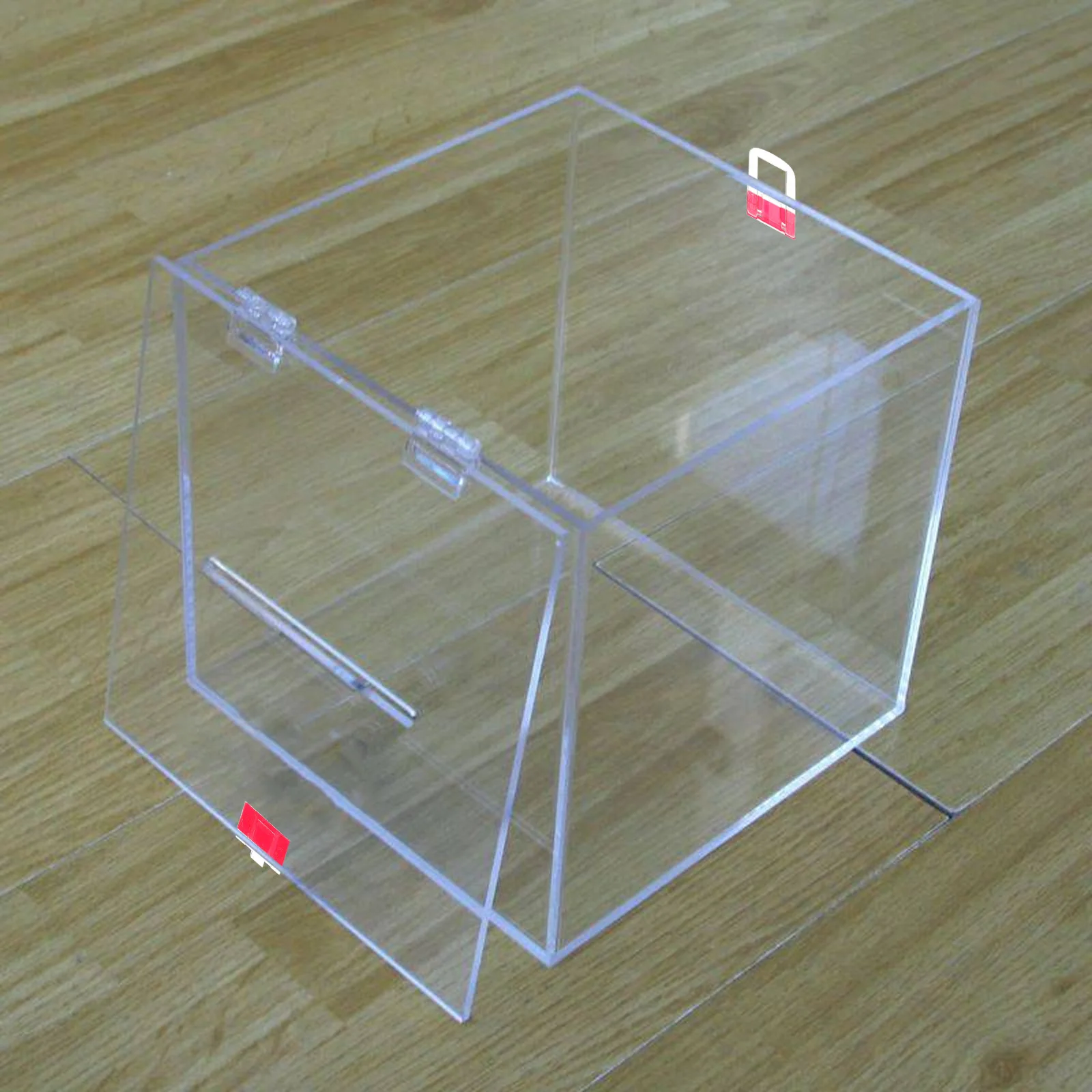 

4Pcs Self-Adhesive Acrylic Transparent Lock Powerful Cabinet Door Latch No-Drill Installation Pet Safety Hasp Buckle Latches