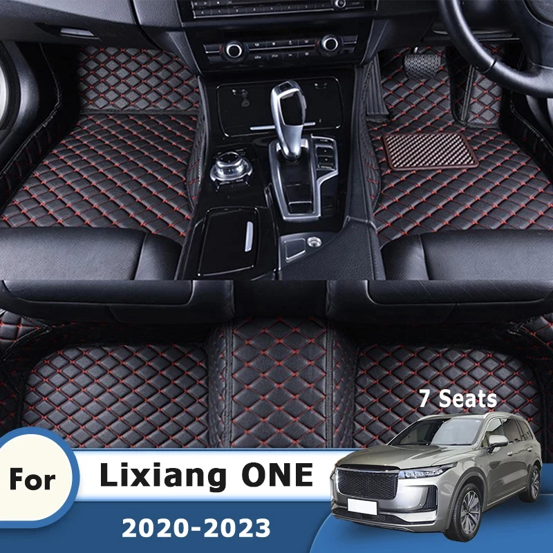 Car Floor Mats For Li Auto Lixiang Leading Ideal One 2023 2022 2021 2020 (7 Seater) Auto Interior Accessories Carpets Covers