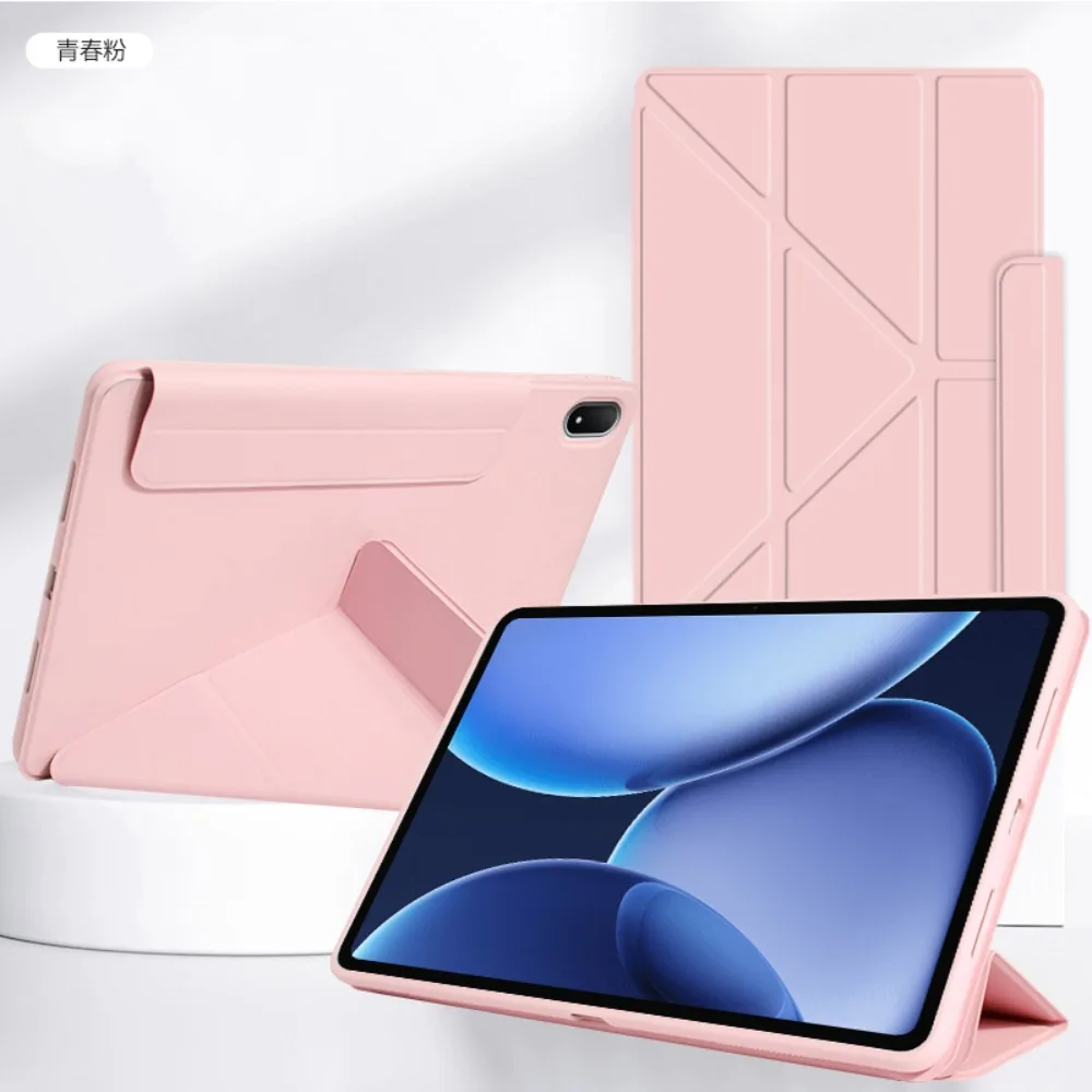 YOUQEEC Für Funda OnePlus Pad 3 Pad 2 Pro Oppo Pad 4 4Pro 13,2" Y-Folding PU Leder Schutzhülle Tablet Smart Flip Case 4