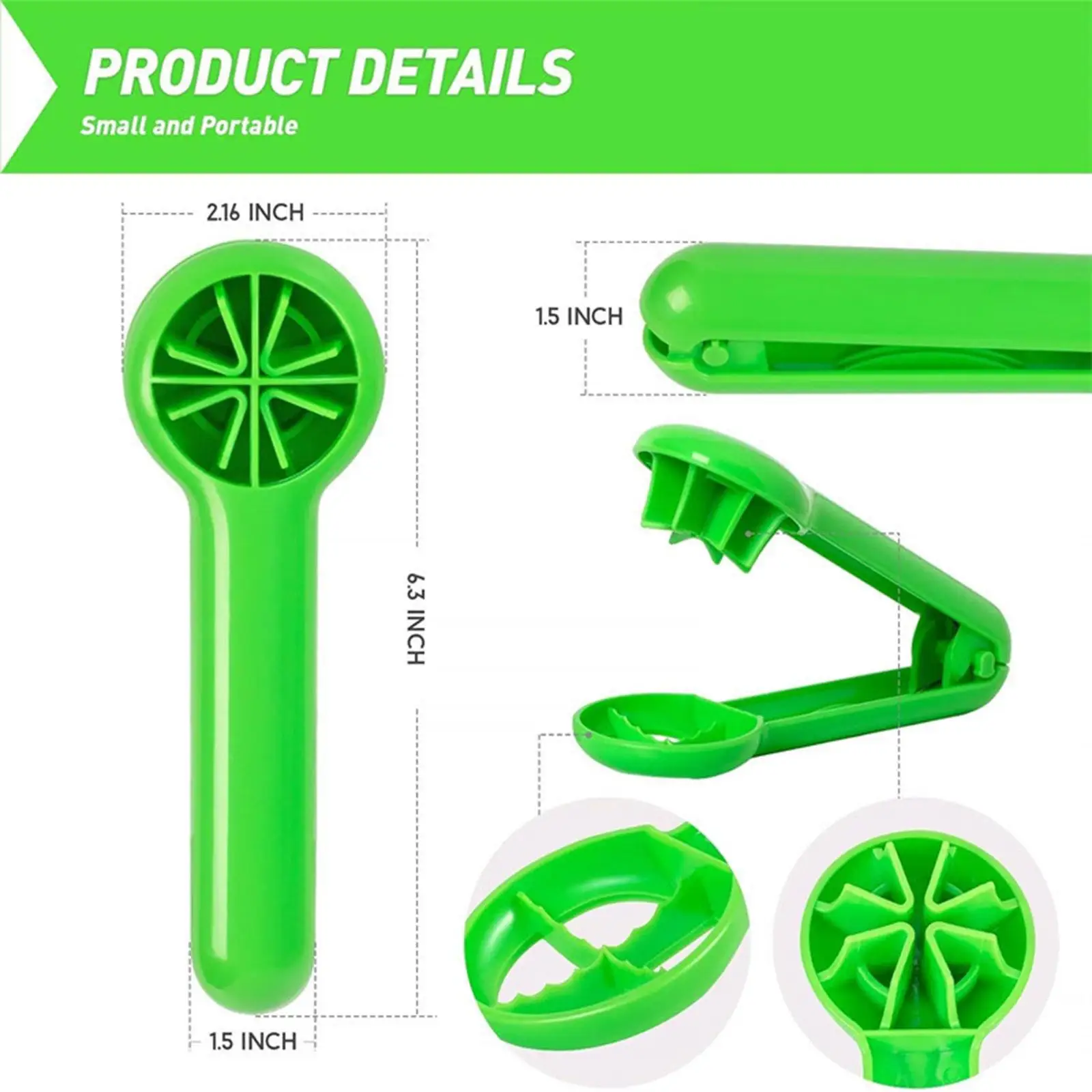 Grape Slicer, Cutting Tool Splitter Kitchen Gadget Strawberry Cutter for Kids Lunch Accessories Decoration Fruit - view 6