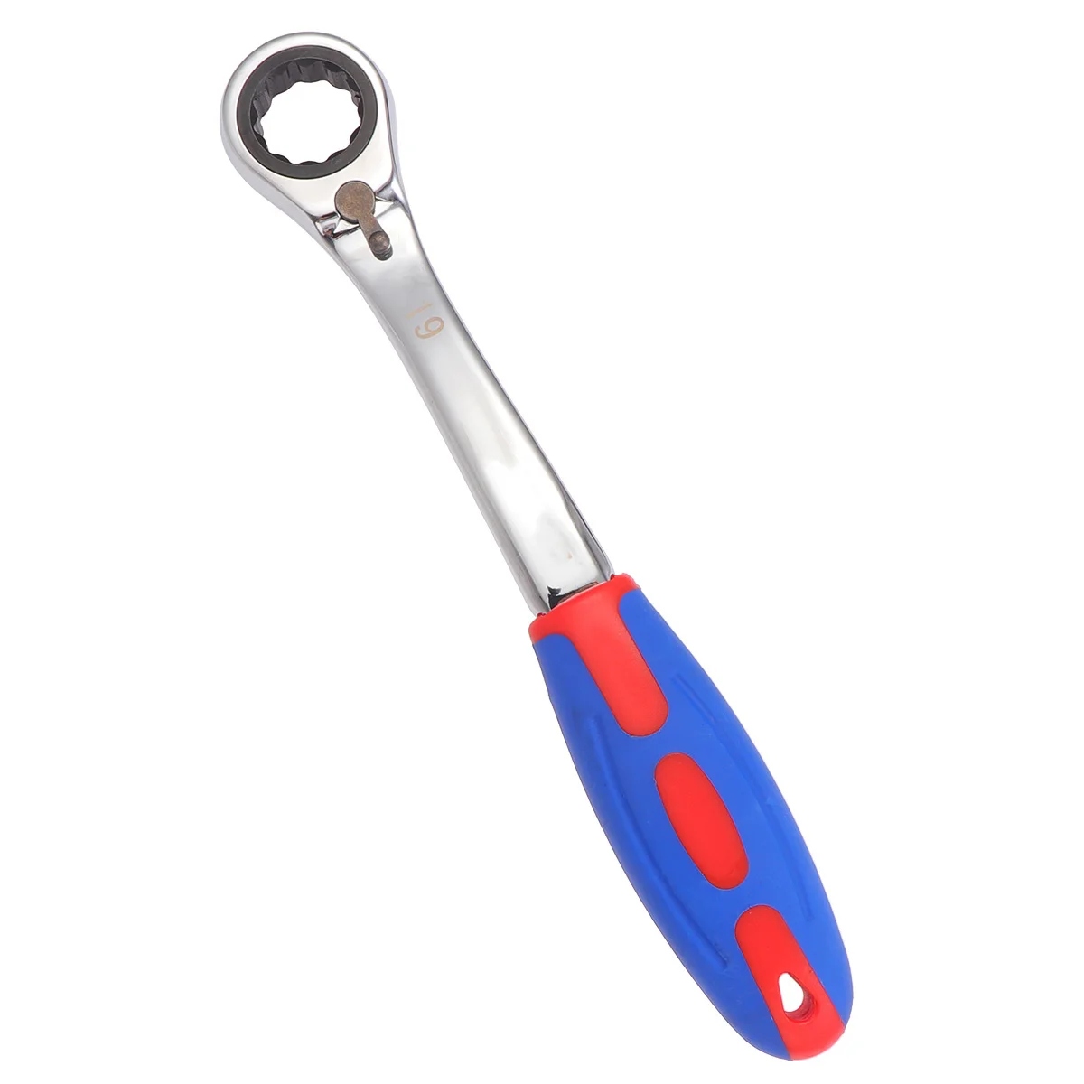 

19Mm Dual Direction Ratchet Wrench Strong Alloy Steel Smooth Operation Fast Action for Home and Professional Use Spanner Tool