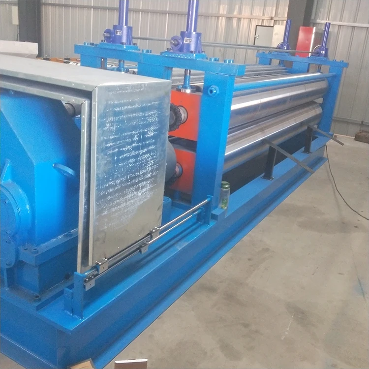 Machine de formage de rouleaux de feuilles de toit à ondes rondes