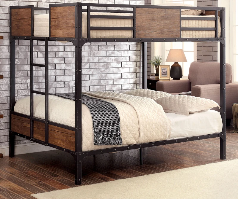 Mother and child solid wood bed