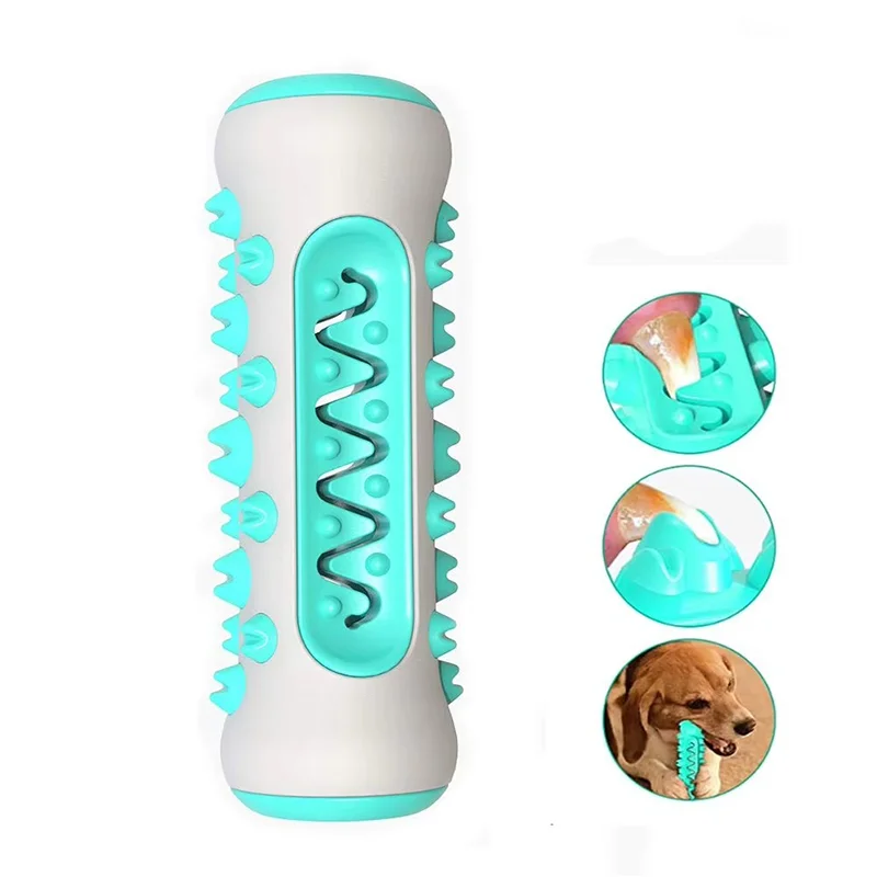 Bite Resistant Dog Molar Toy Teeth Cleaning Leak Food Chew Stick Interactive Pet Toy Puppy Self Entertainment Play Toy Durable