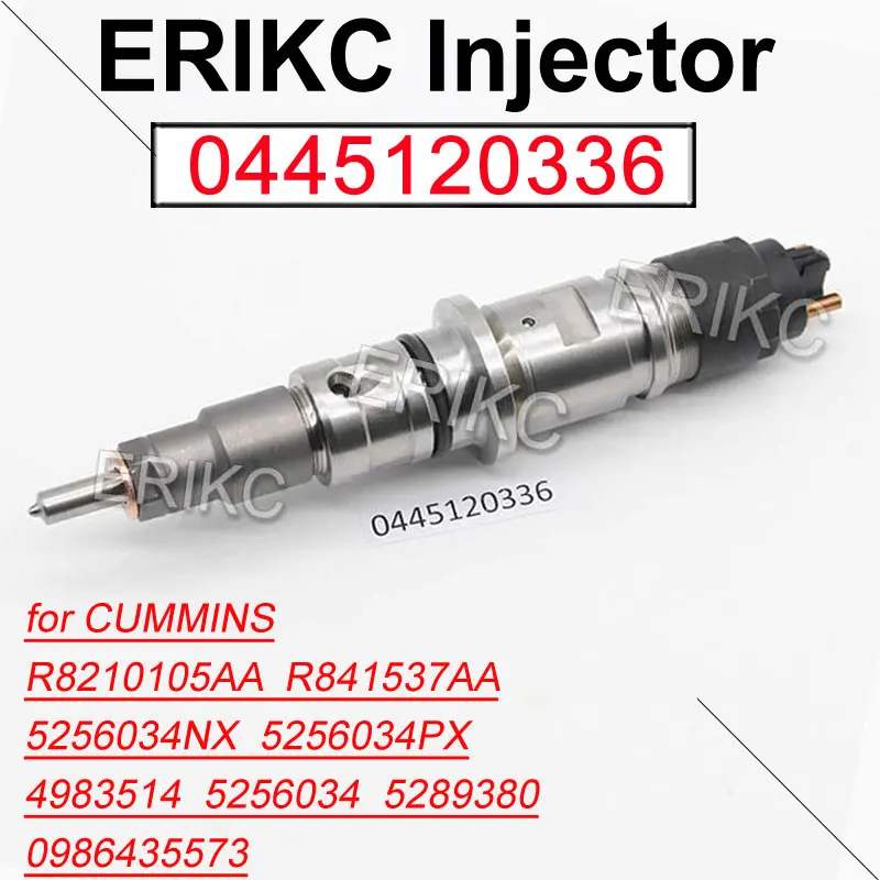 

0445120336 Pump Diesel Fuel Injector Nozzle 0445 120 336 Inyector Spray 0 445 120 336 For Bosch CUMMINS 4983514 5256034 5289380