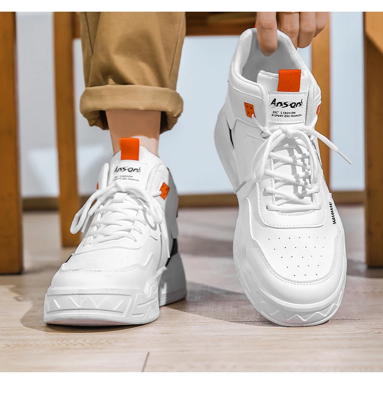 Herren-Joker-High-Top-Freizeitschuhe, Ganzjahres-Outdoor-Wanderschuhe mit weicher Sohle, Jugend-Sport-Borad-Schuhe, flache Schuhe mit dicker Sohle – Detail 17