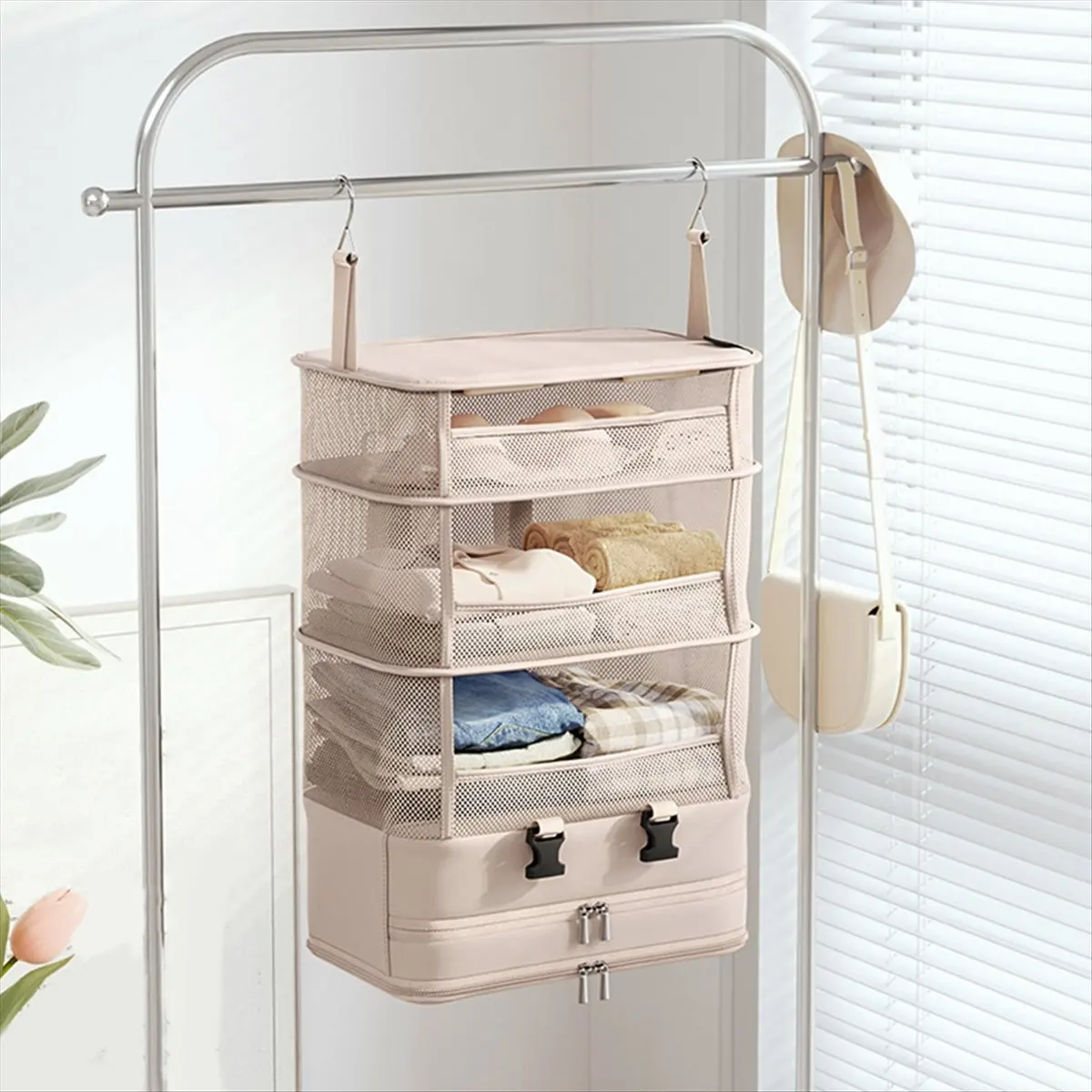 جديد معلق السفر صندوق تخزين ملابس حقيبة سعة كبيرة الملابس الداخلية حقيبة التخزين رحلة عمل السياحة فندق خزانة حقيبة للحمل #3