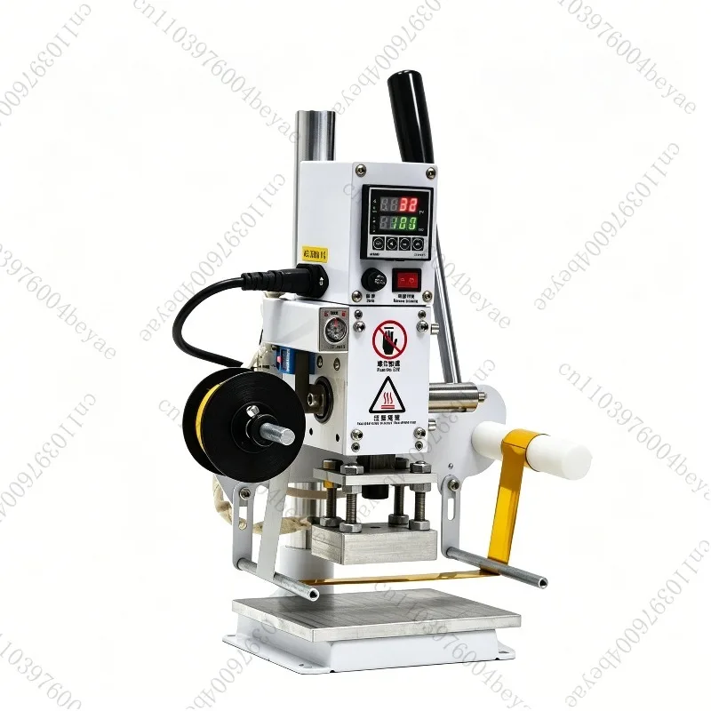 Desktop small manual bronzing machine Leather hot pressing hot stamping machine Hot stamping indentation branding
