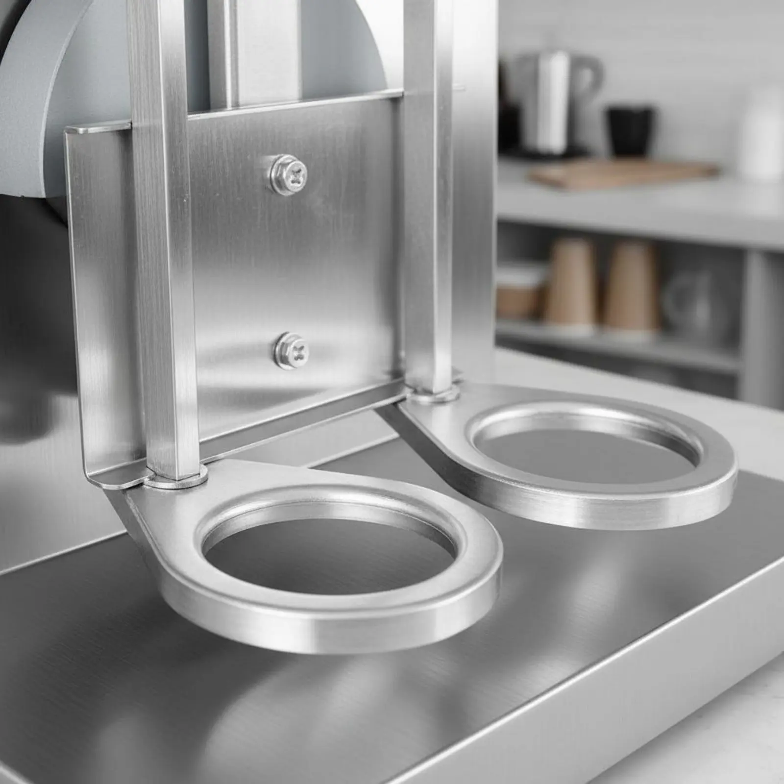 

Double Head Milk Tea Shaker Automatic Shaking Double Head Milkshake Mixer Milk Tea Mixer 360 Degree Rotation