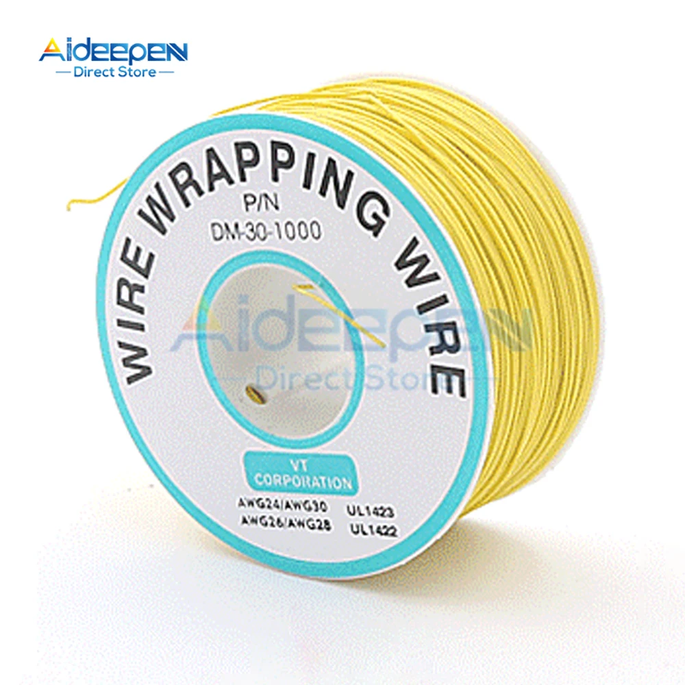 ジャンパーケーブル,250m, 30awg,8色,1ピース,ピュアカバーボード用,カラー断熱ラップ,PCBはんだ付け用