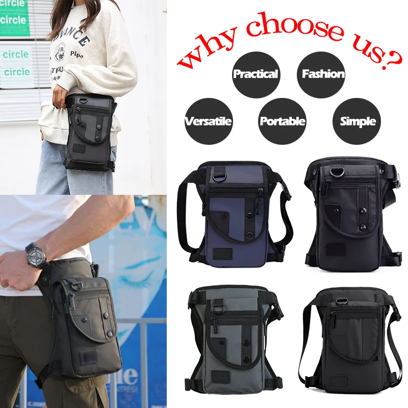 

Нейлоновая мужская и женская модная повседневная нагрудная сумка, износостойкая спортивная сумка на пояс, многофункциональная сумка-мессенджер