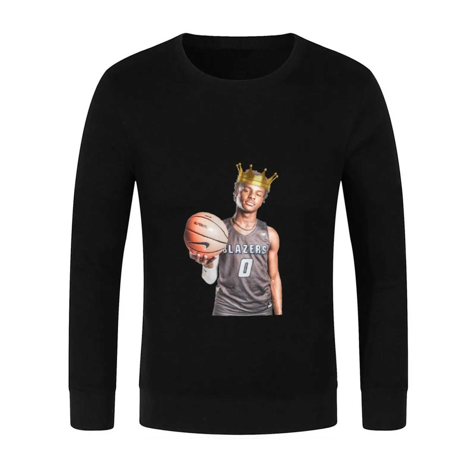 الملك بروني البلوز الرجال ملابس الخريف الرجال العرق قميص مجموعة الرجال ارتداء الخريف سترة الرجال أنيمي البلوز #2