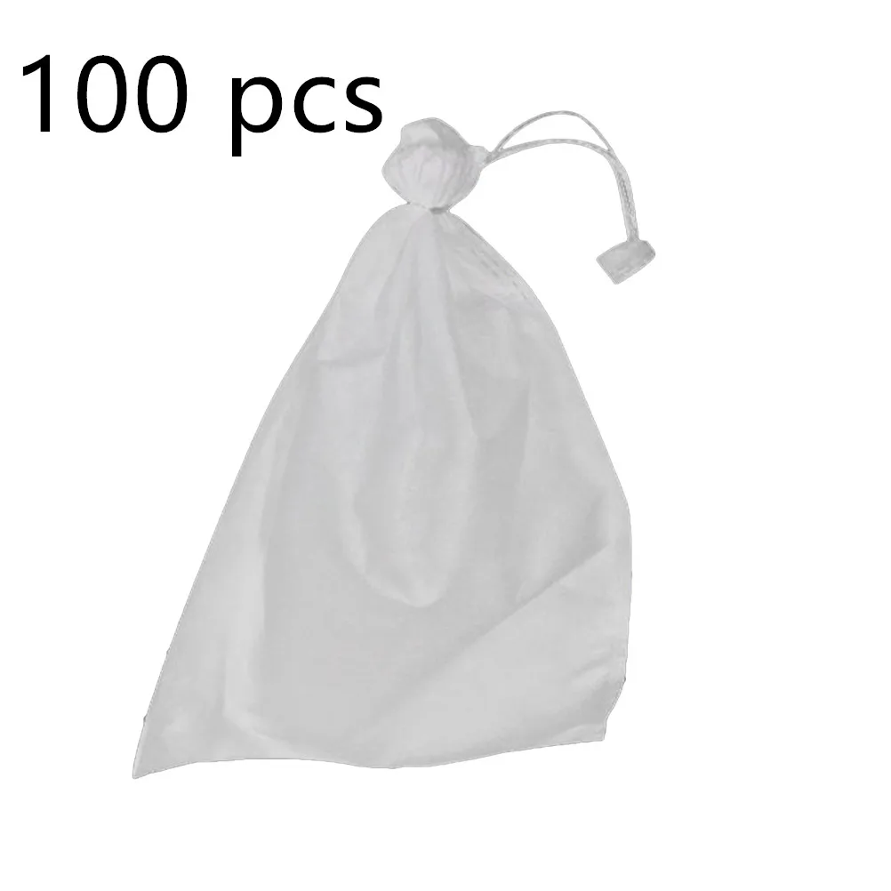 

100 Pcs Seedling Bags Eco Friendly Non Woven Plant Grow Bags Fabric Pots Nursery Supplies Lightweight Breathable Fruits
