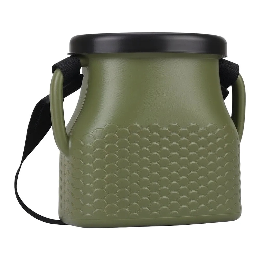 Waterproof Plastic Fish Basket for Crab Shrimp Eel Transport with Drainage Function and Sturdy Outdoor Fishing Design