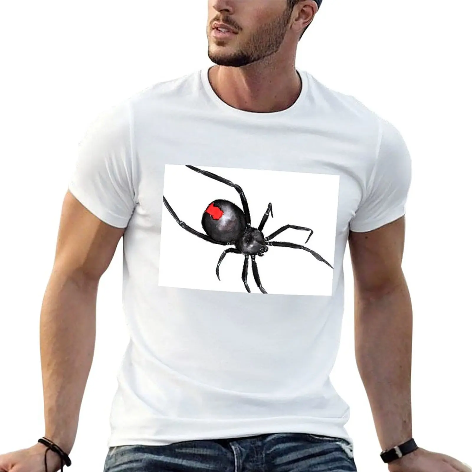 Футболка Redback, мужские облегающие забавные футболки, хлопковая футболка