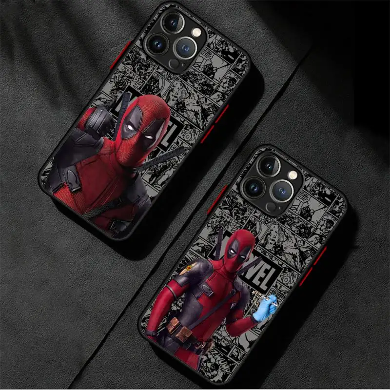 phone cases for Apple iPhone 11 16 case 8 14 12 Pro 15 7 8Plus 13 Mini XS X XR Luxury fundas Cover Deadpool Mutants Wolverine