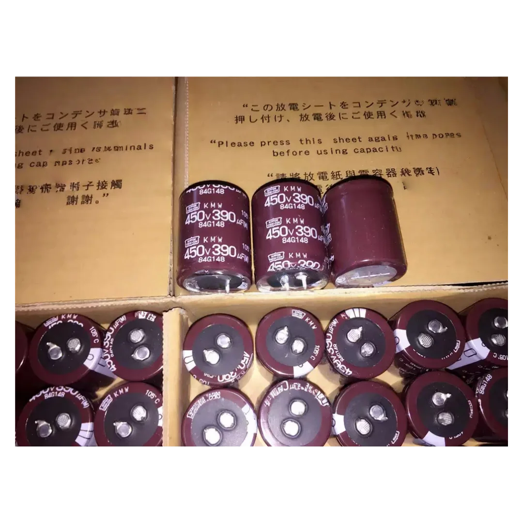 2 uds/390UF 450V condensador electrolítico original 450V390UF 30*35 KMW