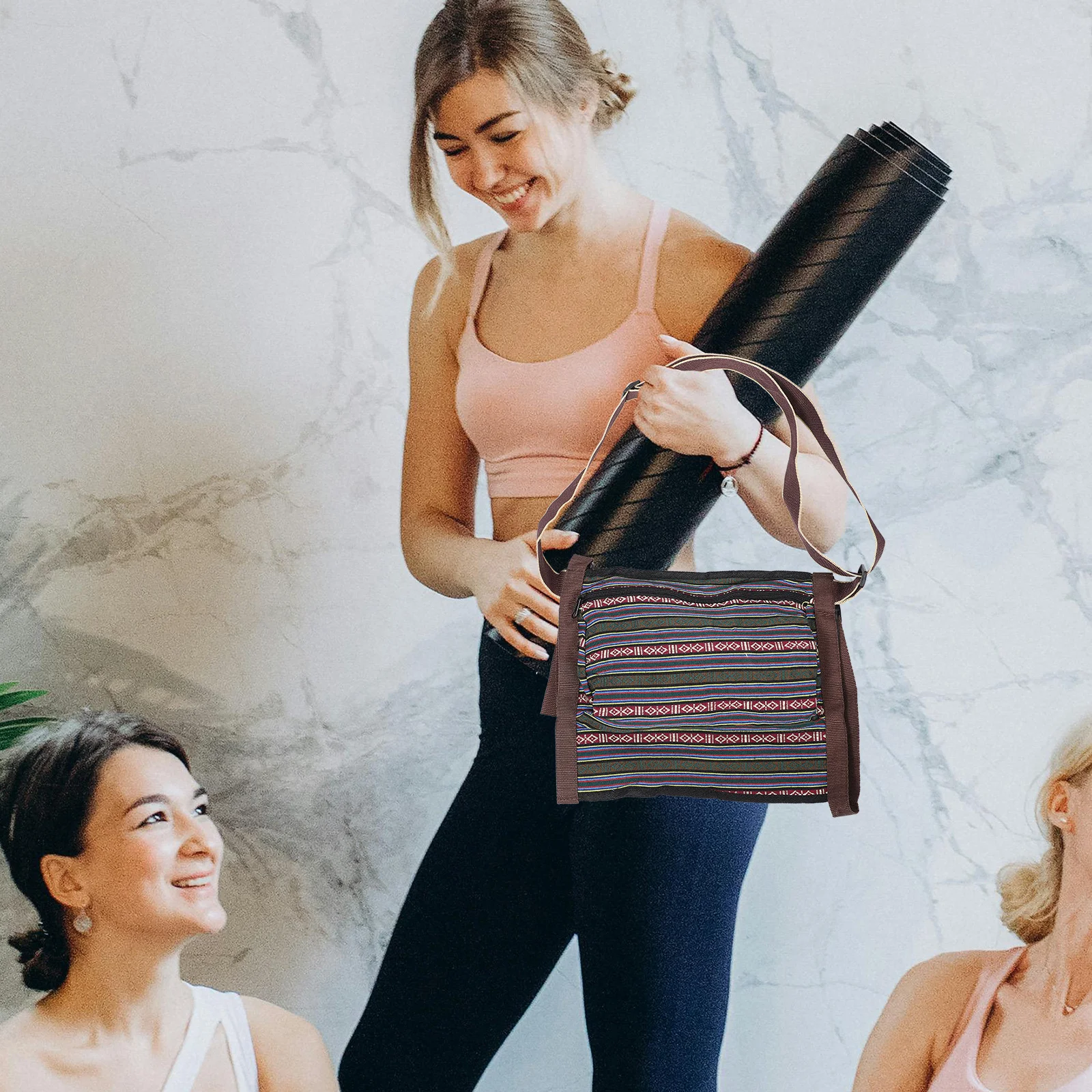 

Yoga for Women Unique Eyecatching Pattern Versatile Accessory Organizer Fitness Supply