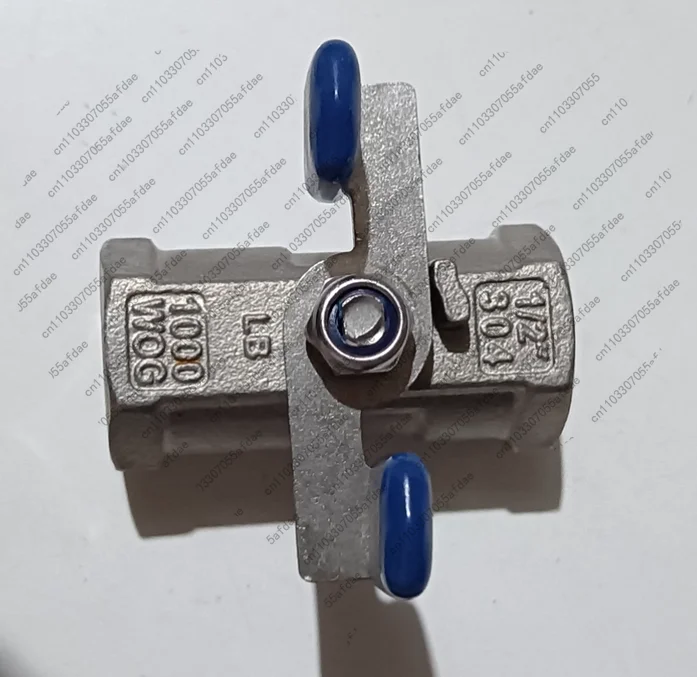 1pc stainless steel water tap butterfly handle valve one piece butterfly ball valve 6 minutes 1 inch