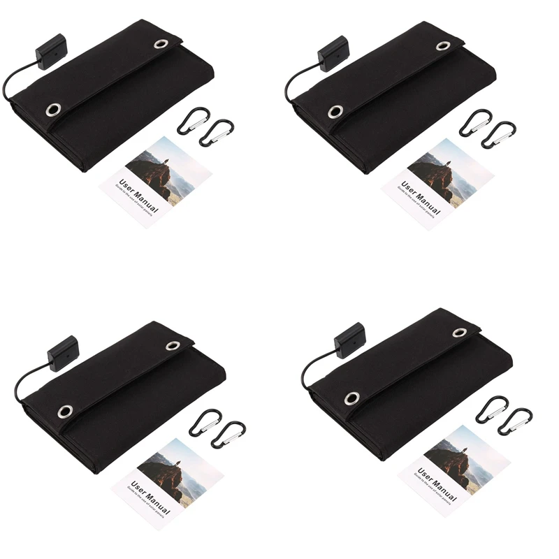 

4X 12W Foldable USB Solar Panel Portable Folding Waterproof Solar Panel Charger Outdoor Mobile Power Battery Charger-AC47