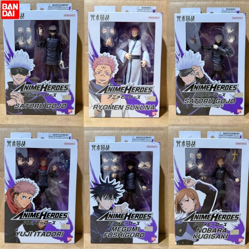 

Новая оригинальная фигурка Bandai Jujutsu Kaisen Gojou Satoru Itadori Yuji Fushiguro Megumi, экшн-аниме-модель, фигурка, игрушка, подарки