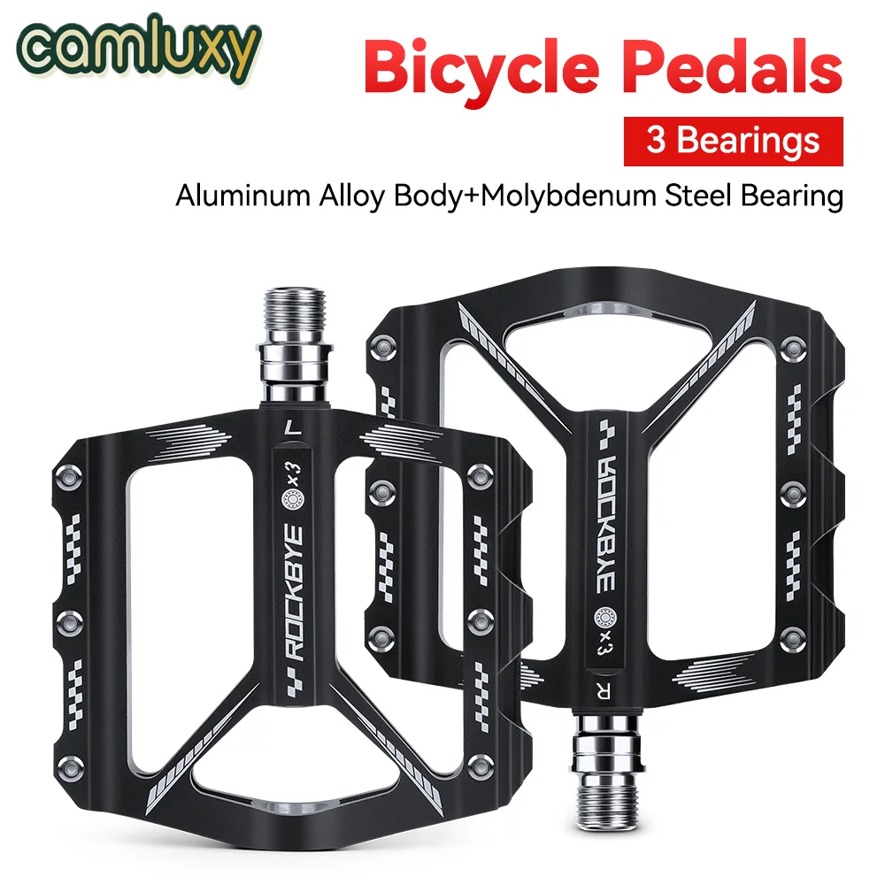 

Велосипедные педали Camluxy, сверхлегкие уплотнительные подшипники, горный дорожный велосипед, водонепроницаемые велосипедные педали из алюминиевого сплава, нескользящие детали