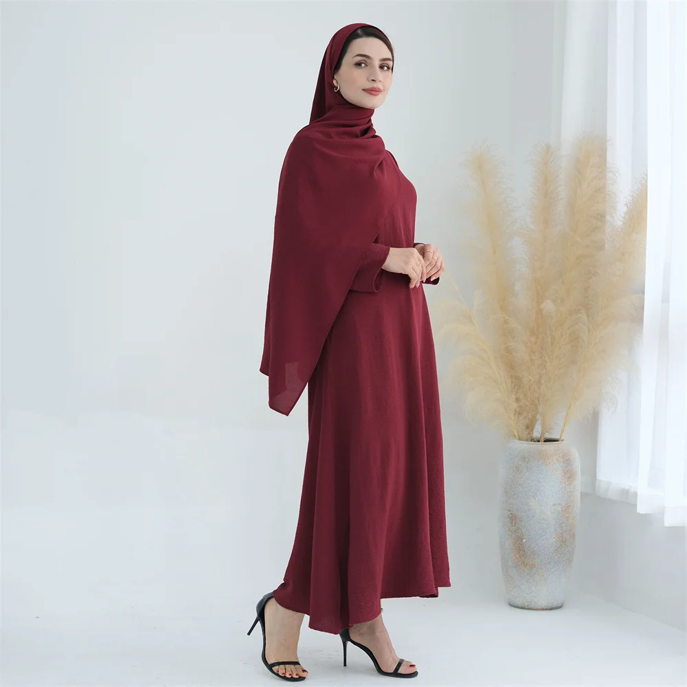 2024 New Saudi Arabia Open Kimono Abaya Dubai Luxury Turkey Muslim Modest Dress for Women Islamic Clothing Robe Femme Musulmane