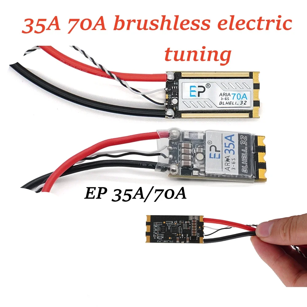 

1-4pcs Ep Aria Am32 Bl32 70a 32-bit Single Brush Esc 3-6s Ammeter Sensor For Aircraft Fpv Rc Toy Parts Electrical Adjustme
