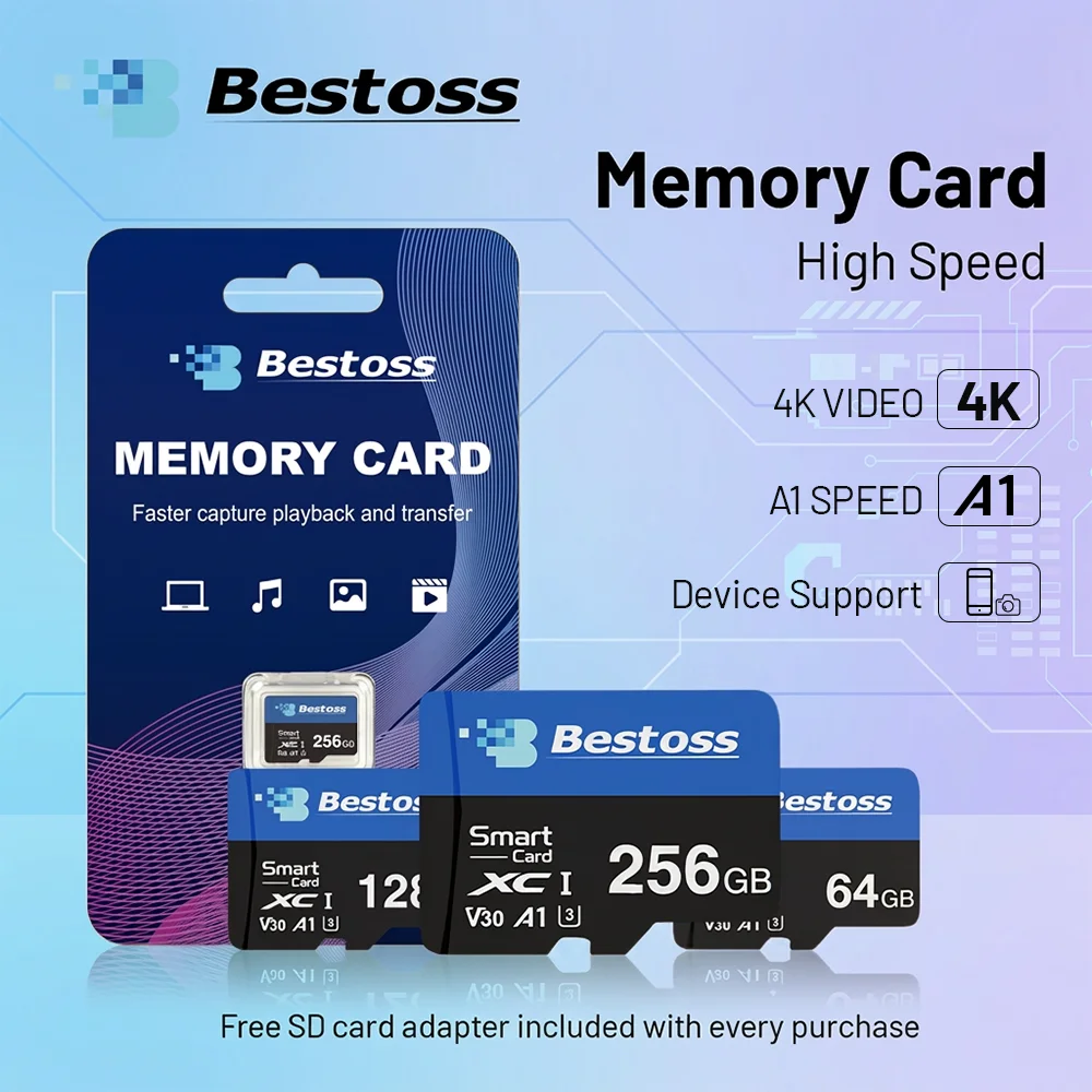 carte-memoire-micro-sd-tf-a1-bestoss-haute-vitesse-classe-10-64-go-128-go-256-go-pour-smartphone