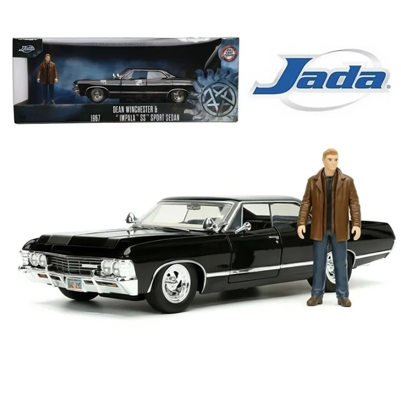 Jada 1:24 Scale 1967 Impala SS Sport Sedan Alloy Car Model Collectibles Toy Unique Gift Scene Simulation Ornament