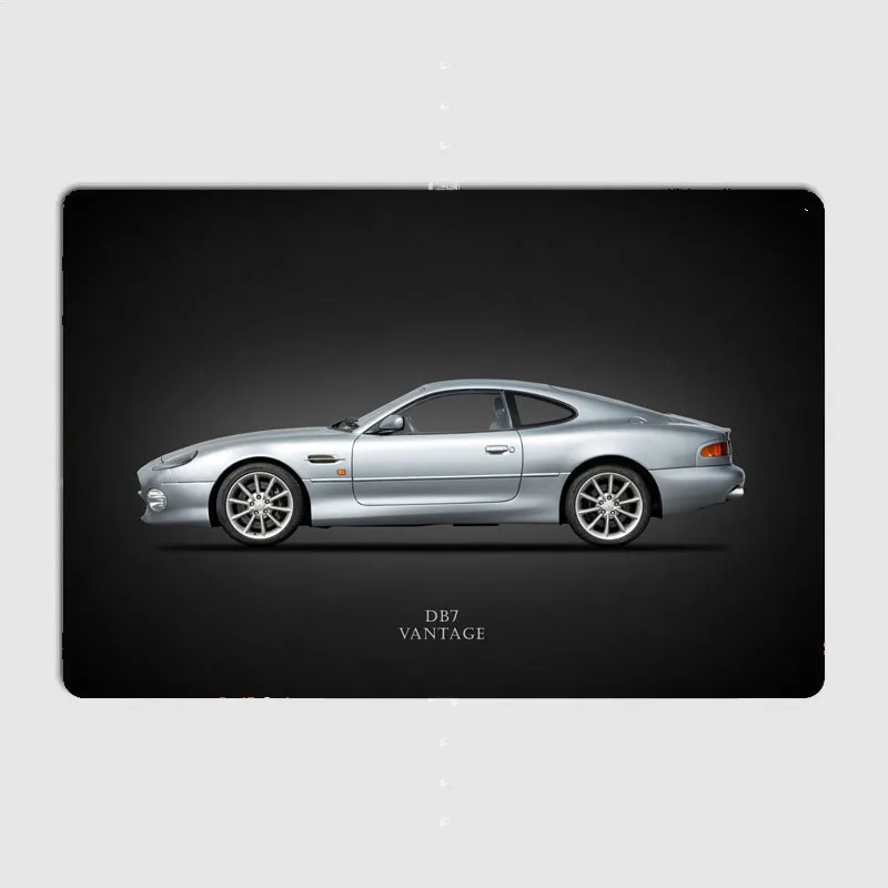 The DB7 Vantage Sports Car Classics Car Metal Plaque Poster Club Home Bedroom Tin Sign Room Decor Wall Decor