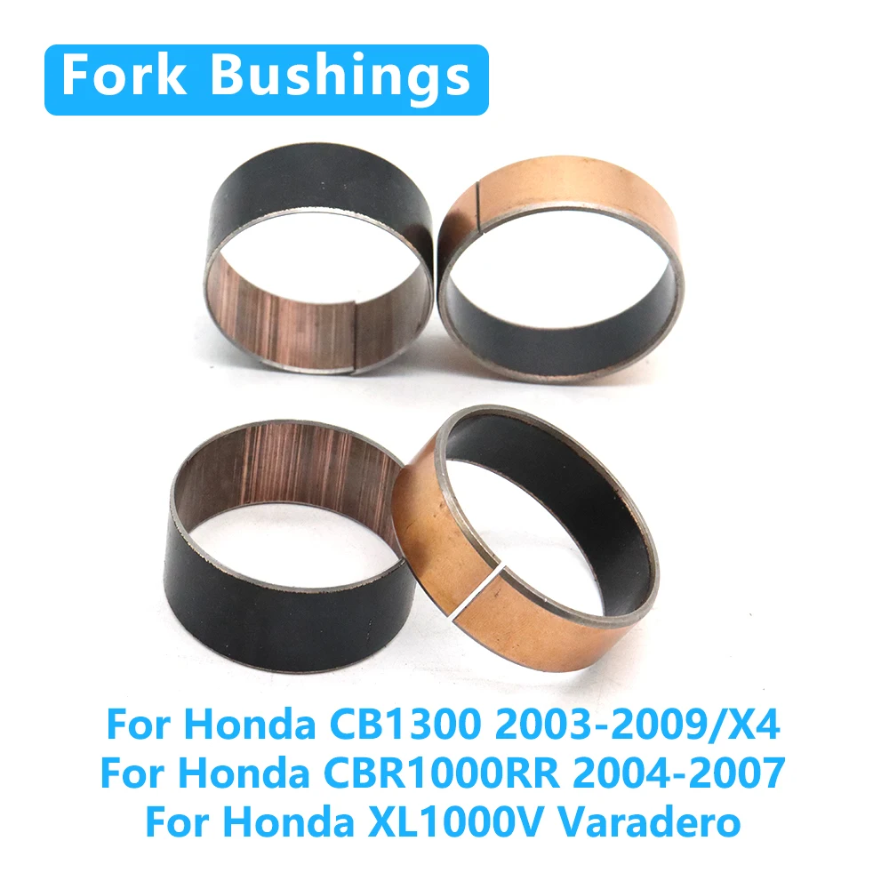 

For Honda CBR1000RR 2004-2007 XL1000V Varadero CB1300 X4 Motorcycle Fork Bushing External Guide Rails Up Down Front Shock
