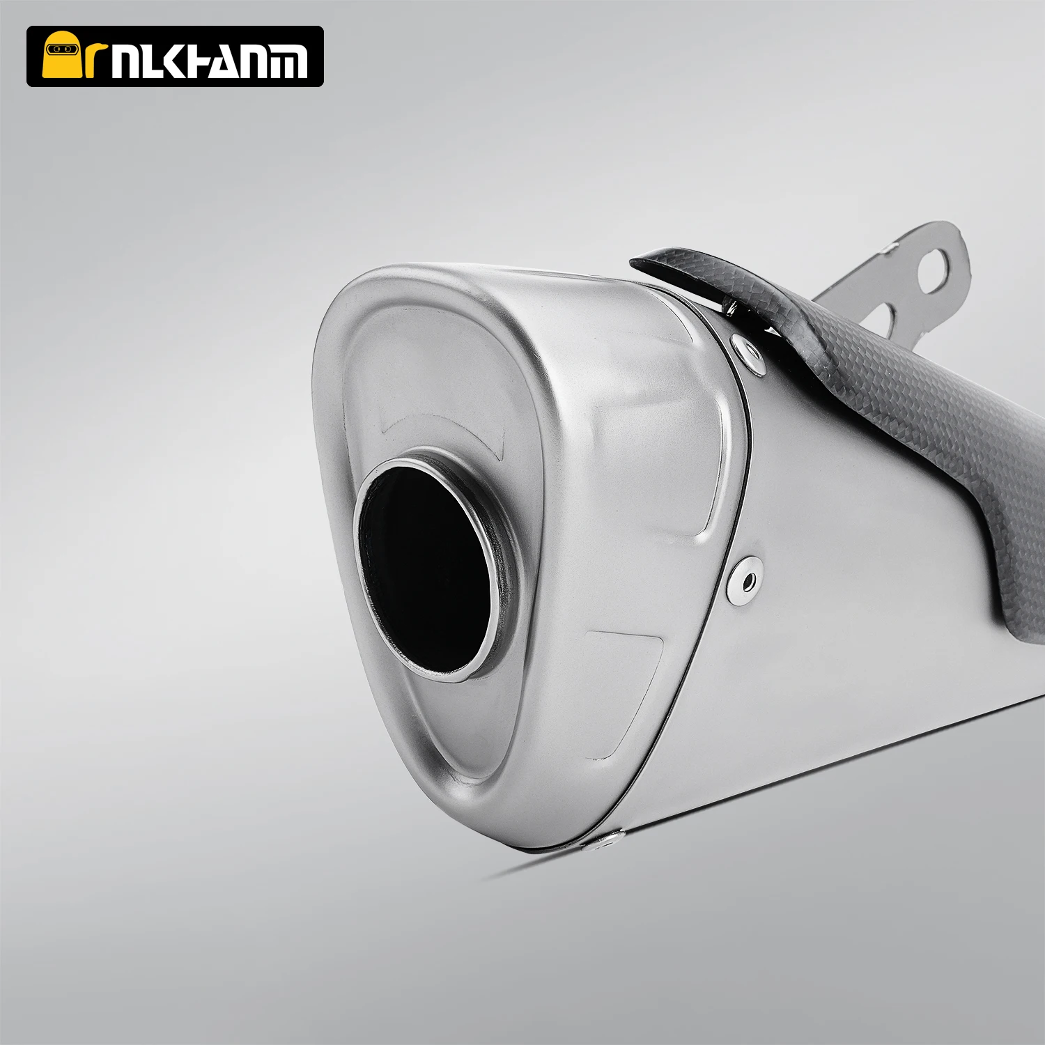 تعديل نظام عادم الدراجة النارية AK Ti. كاتم صوت الهروب مع أنبوب وصلة متوسط من سبائك التيتانيوم لـ KAWASAKI Z900 z900 2017-2025