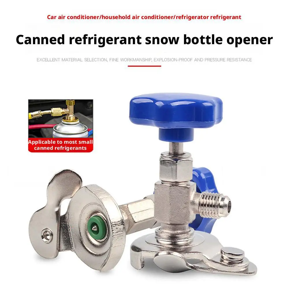

For R134a Valve Opener Universal Can Tap Dispenser Valve For R12 R134a R22 R410 Tap Adapter Gas Refrigerant Recharging Tool​s