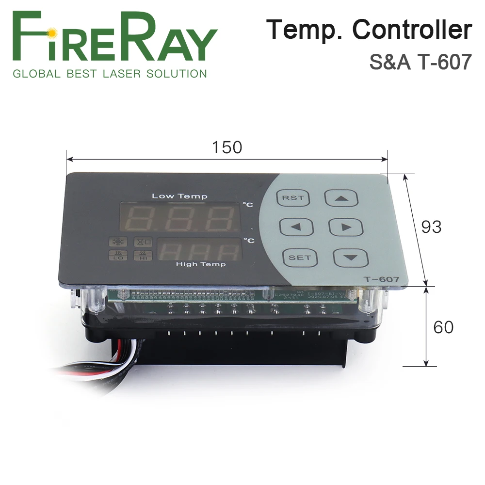 FireRay S & A T-607 شبكة لاسلكية ذكية متحكم في درجة الحرارة T-503 T-506A T-506B T-503D لمبرد المياه الصناعية