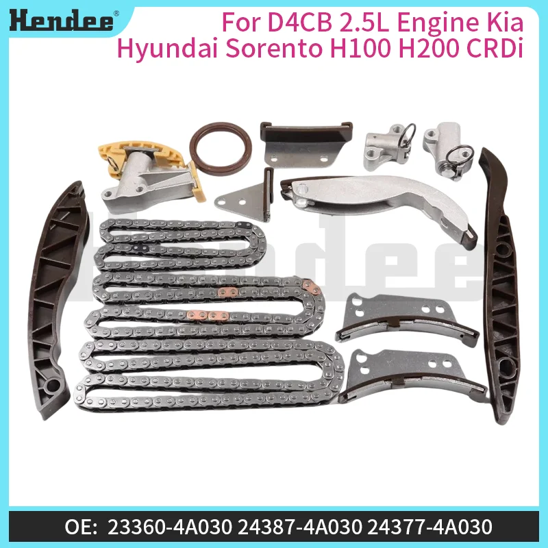 

For D4CB 2.5L Engine Kia Hyundai Sorento H100 H200 CRDi Timing Chain Kit,High-quality Automotive Parts OE:24388-4A030