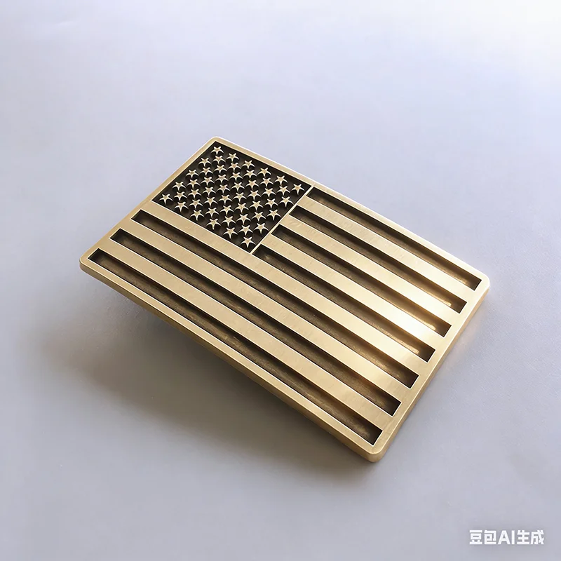 vintage-bronze-plated-american-usa-flag-belt-buckle-also-stock-in-us-gurtelschnalle-bk-fg028ab-free-shipping