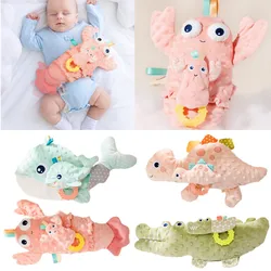 New Stuffed Animal Doll Baby Sleeping Comforting Pillow USB Charging Electric Newborn Anti Startle Soothing Throw Pillow Toys