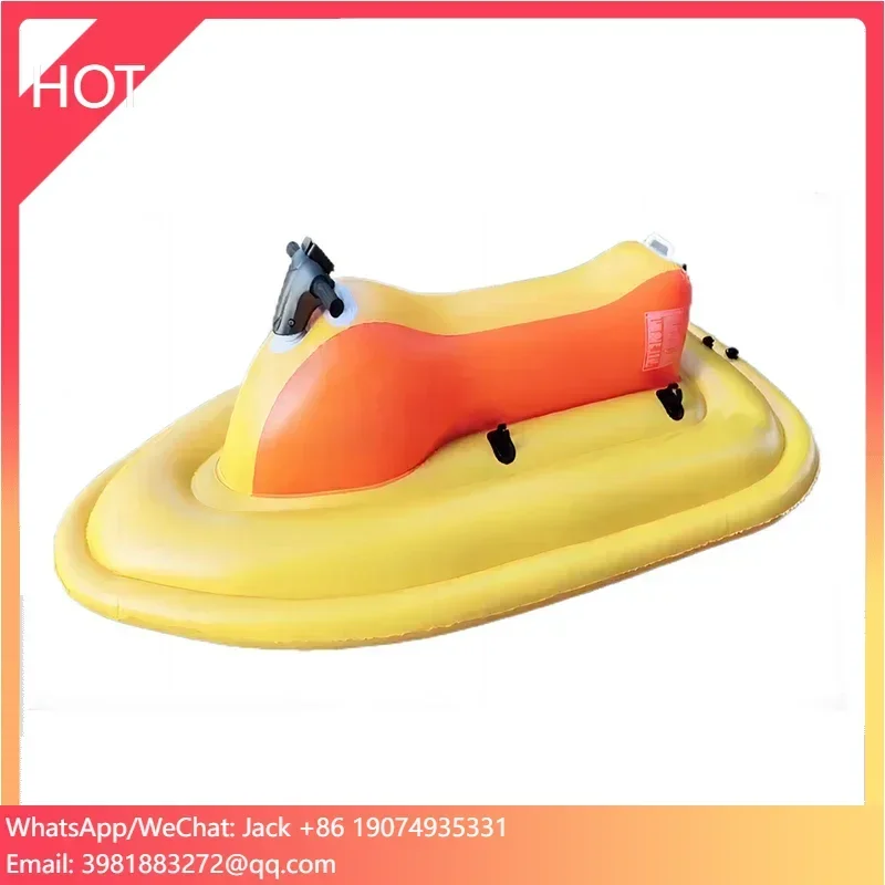 

Remote Control Electric Motorized Inflatable Jet Ski Boat Water Floating Motor Boat with Electric Propeller Motor