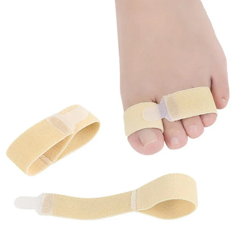 Stof Teen Vinger Stijltang Hamer Teen Hallux Valgus Corrector Bandage Teen Separator Spalk Wraps Voet Stretcher Zorg Tool