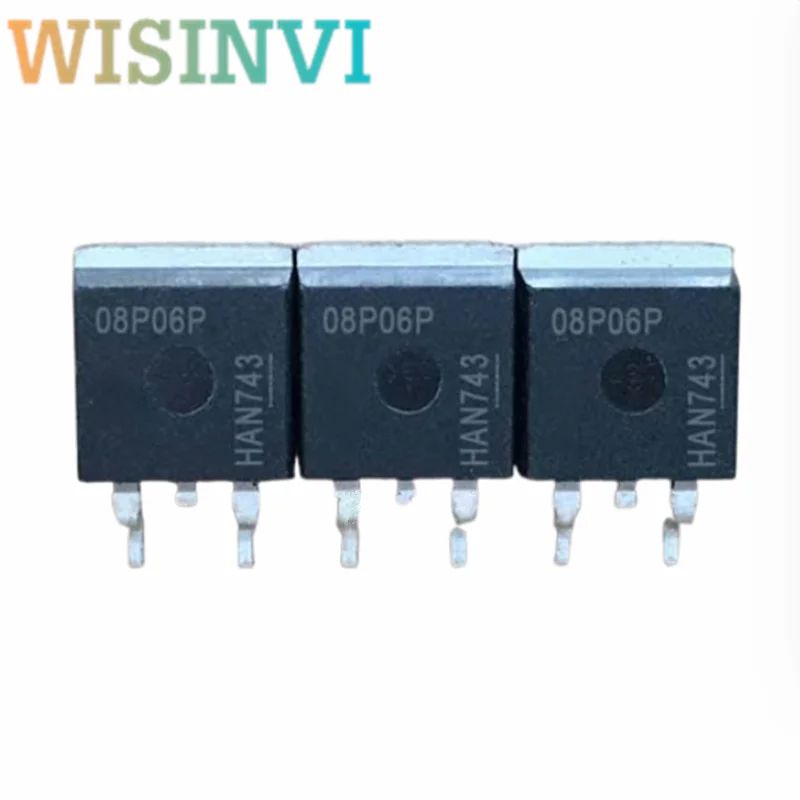 

10pcs SPB08P06PG SPB08P06P SPB08P06 08P06P TO-263 60V 8.8A