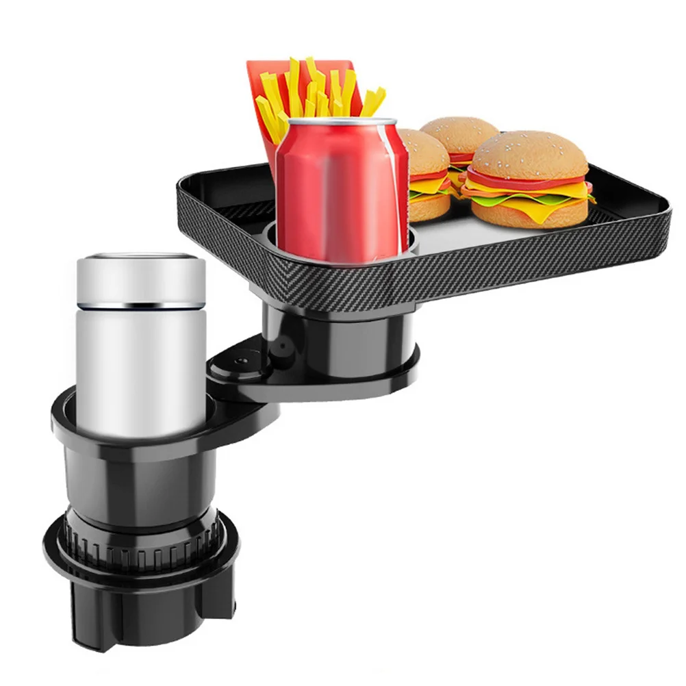 

Universal Car Cup Holder Adapter Expander with Swivel Tray Large Capacity Bottle Holder for Cars Suvs Trucks Cup Drink Storage